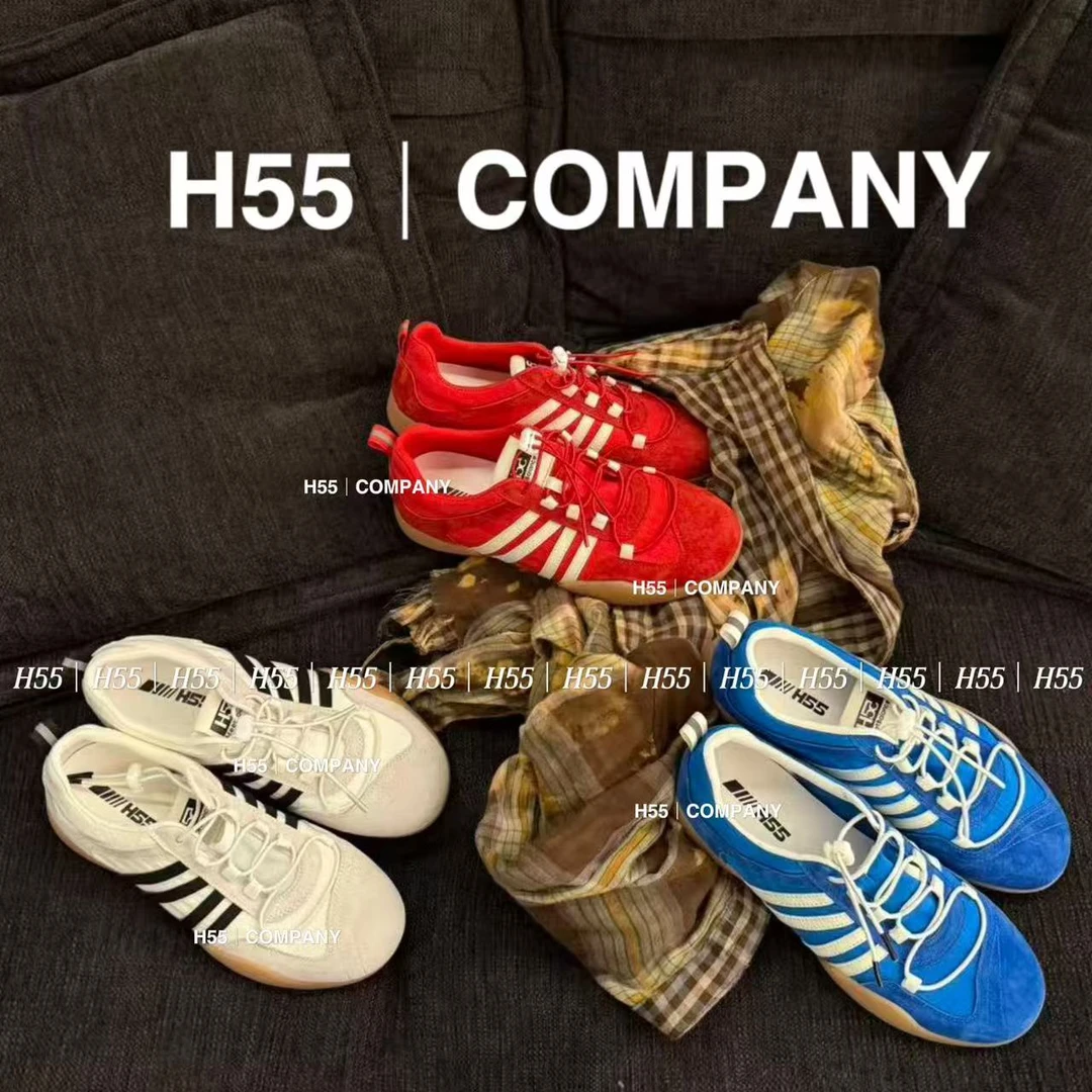 H55-《肯豆男友》亚麻超软透气芭蕾德训鞋35-2578-RD