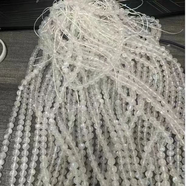 天然蓝月光卡7mm左右半成品（多样性发一条） /绕手双圈