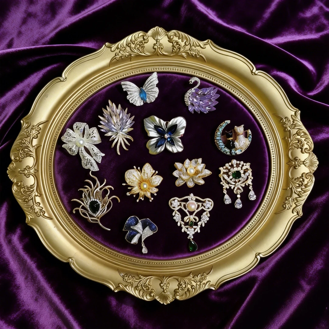 铜合金胸针 【高奢饰品大合集】