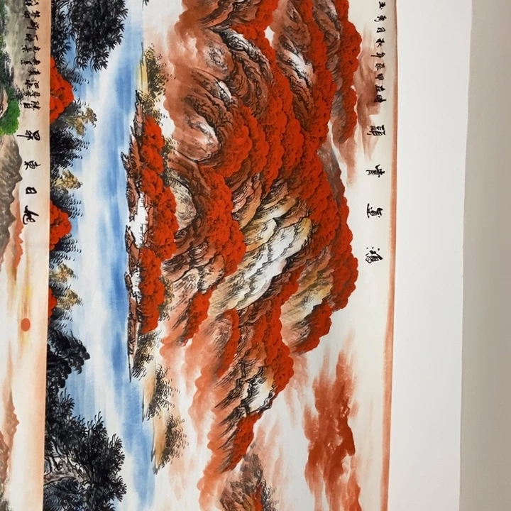 枕书斋画廊的直播间