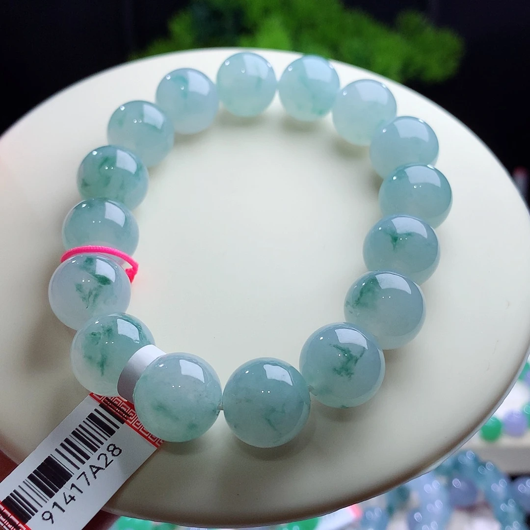 未镶嵌手串翡翠卡13mm