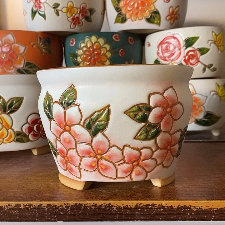 外14内13高10.5左右，纯手工制作，一单包邮