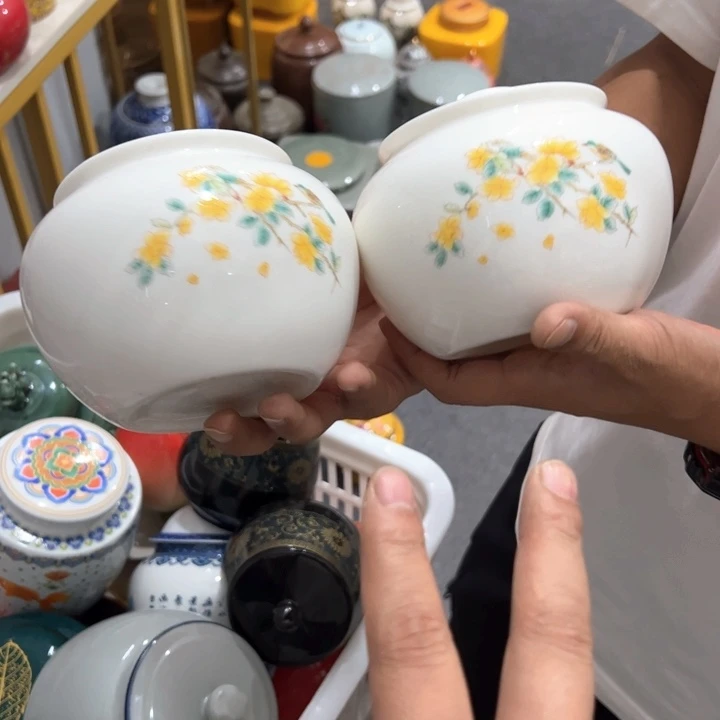 瑕疵福利品陶瓷茶叶罐