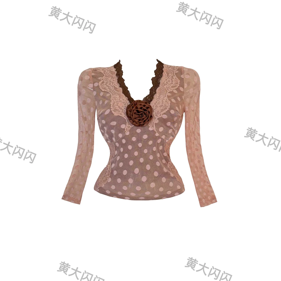 【黄大闪闪原创】新款女人味定制纯欲风性感上衣SSQ2090