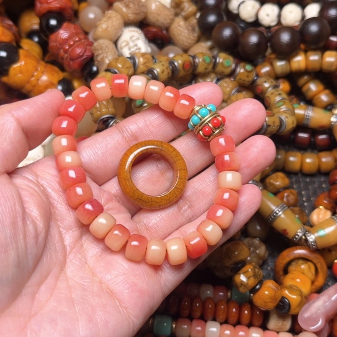 【闪购商品】驼骨手串/手链栀*花驼骨原色9×6×26颗女款