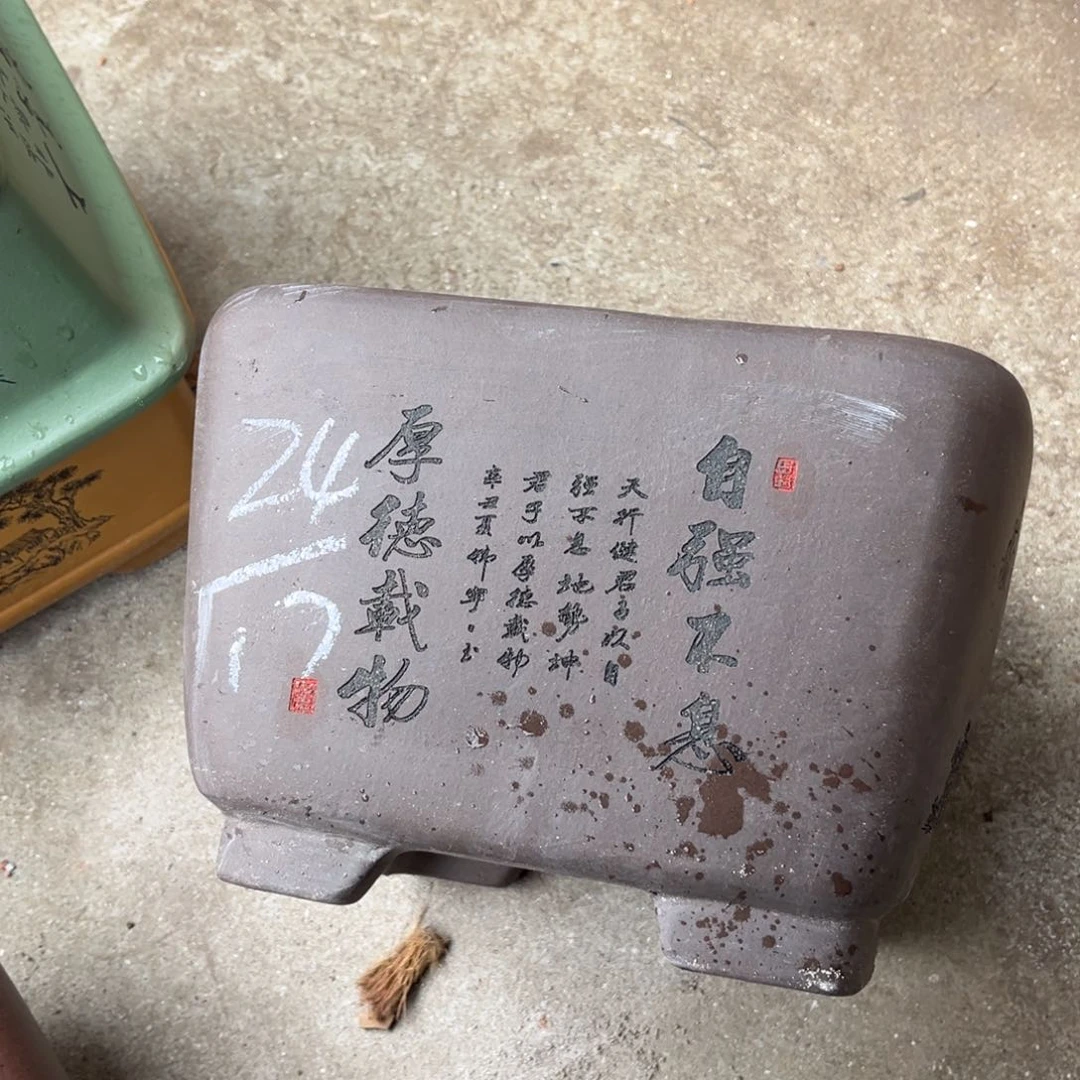 紫砂花盆盆景艺术