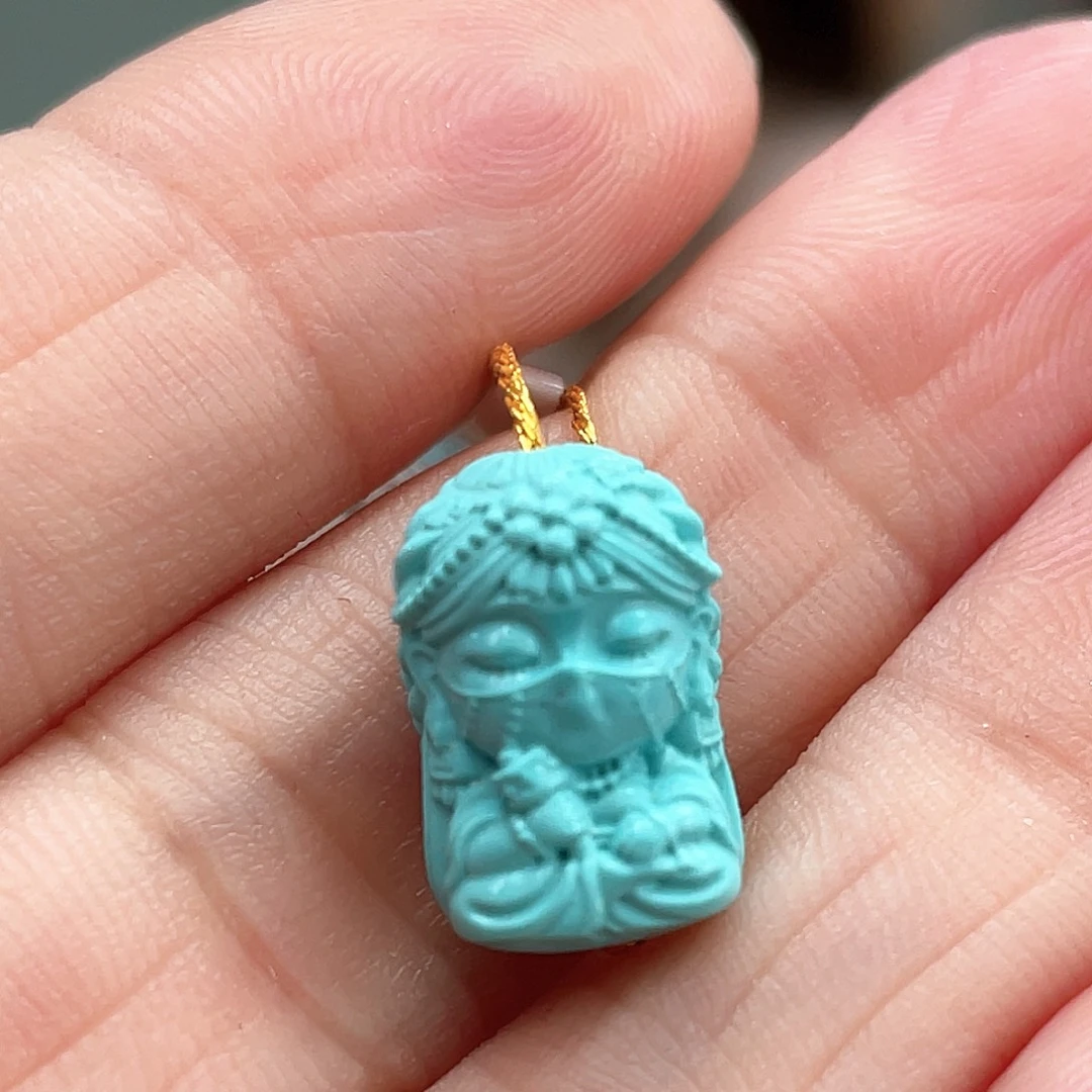 绿松石未镶嵌颈饰