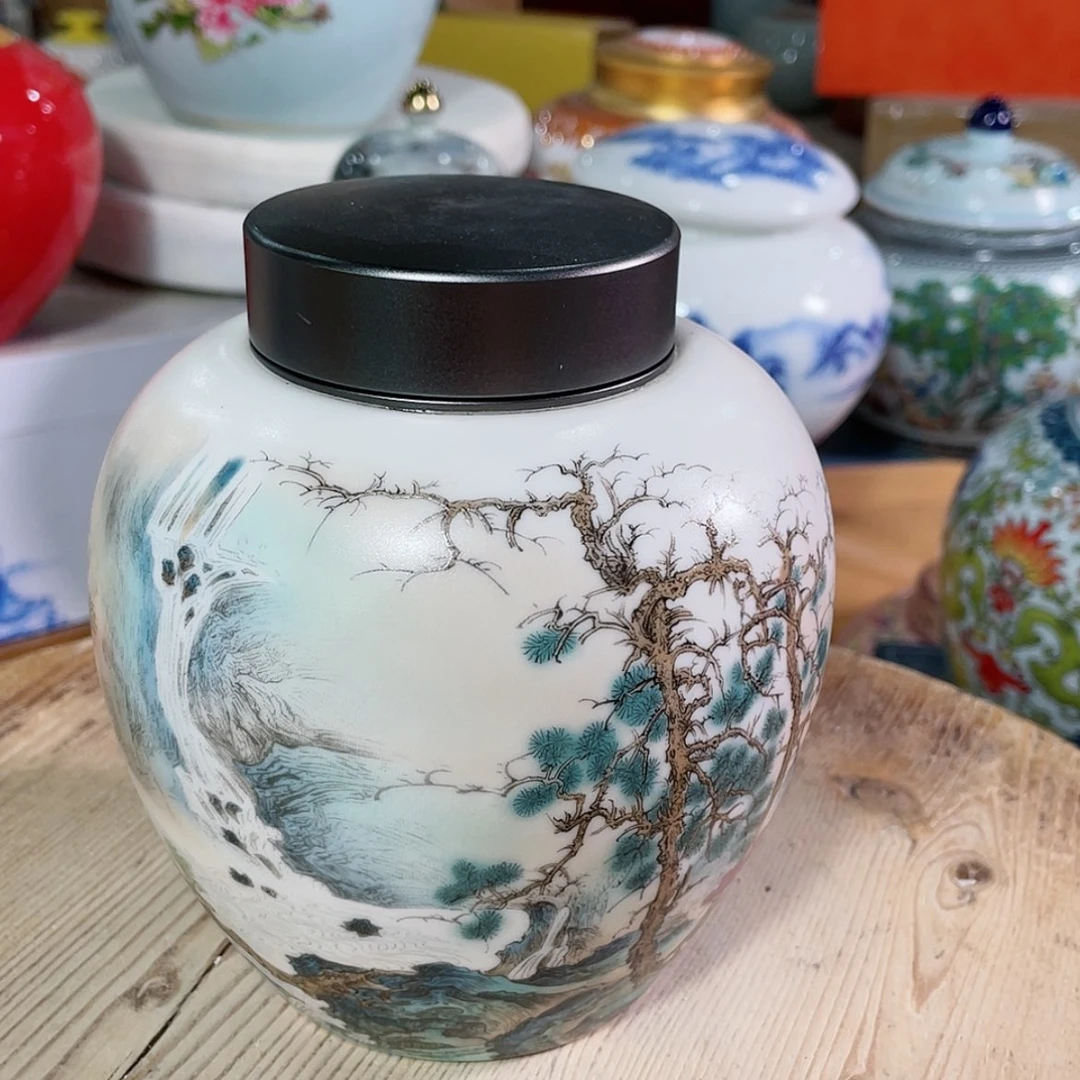【闪购商品】罐陶瓷茶叶罐密封罐
