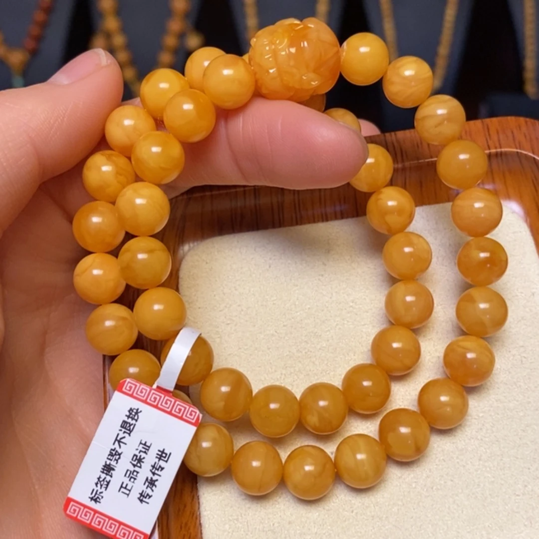 【闪购商品】蜜蜡手链未镶嵌手串