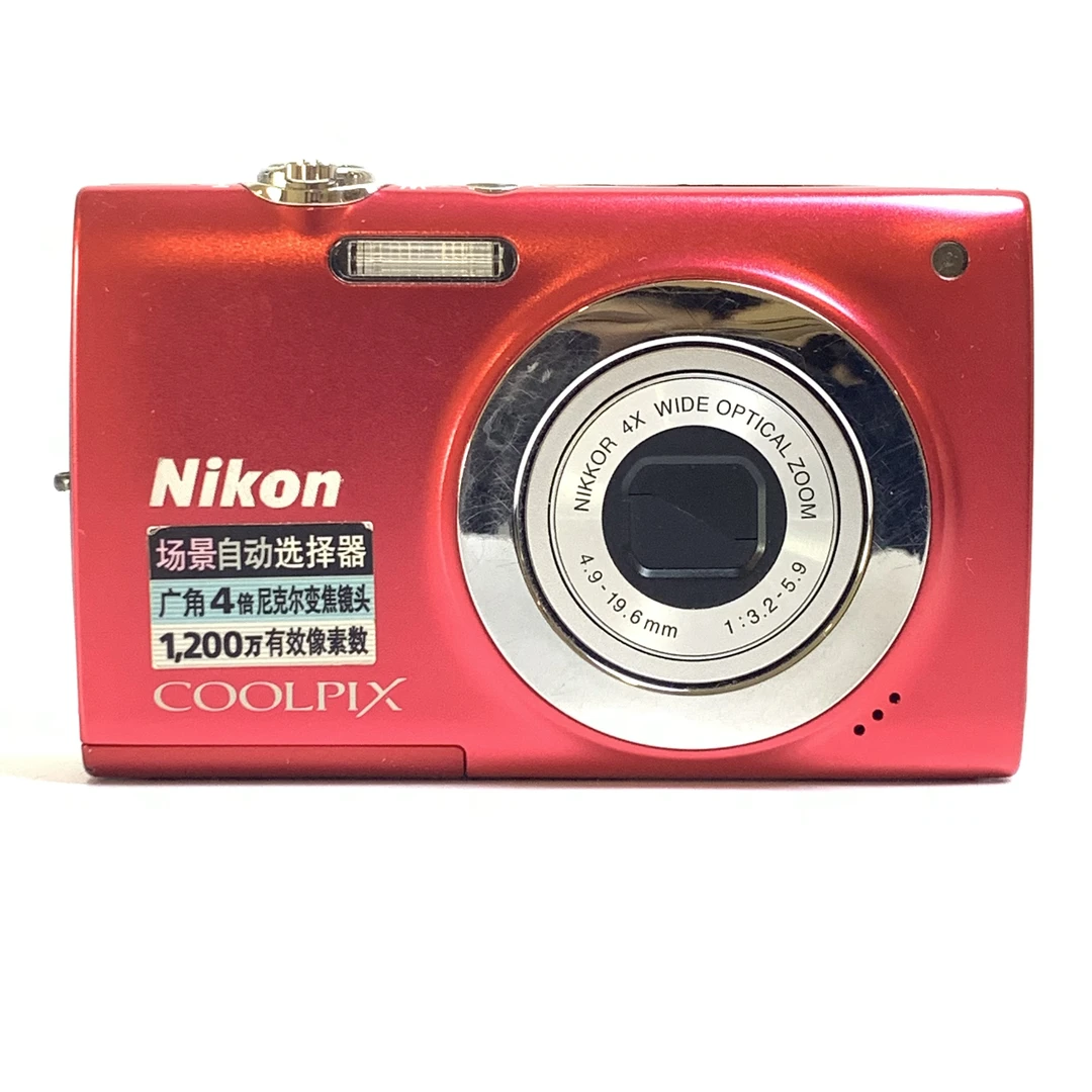 95新 Nikon/尼康 s2500红色贴膜1200万像素4倍变焦人景可拍