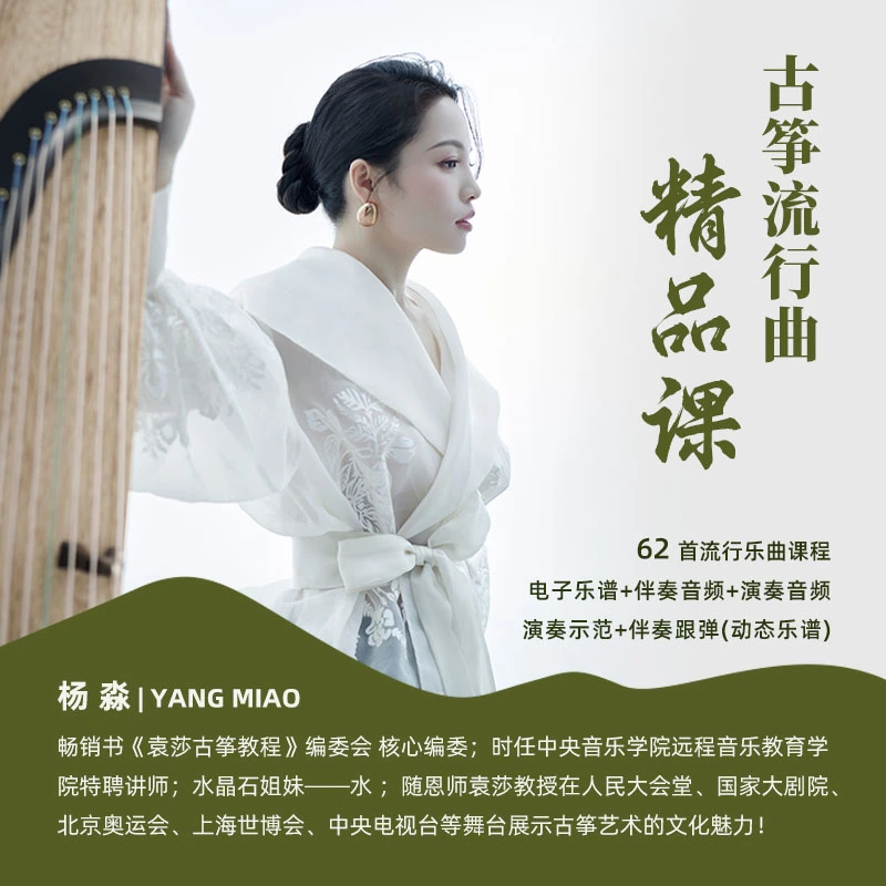 杨淼古筝流行曲精品课