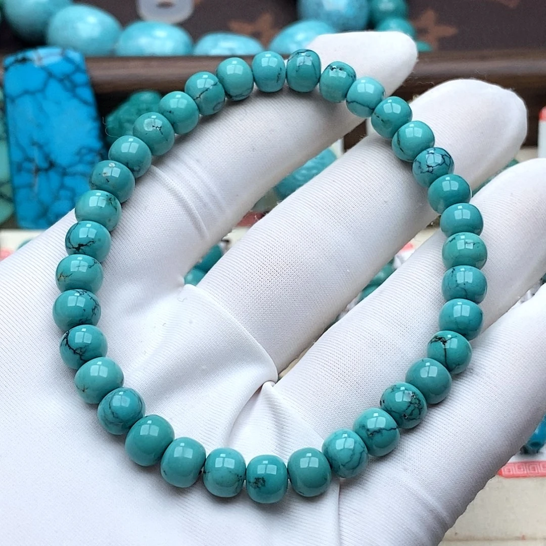 清***～绿松石未镶嵌珠宝奇石