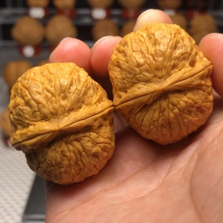 把件文玩核桃22金馒头