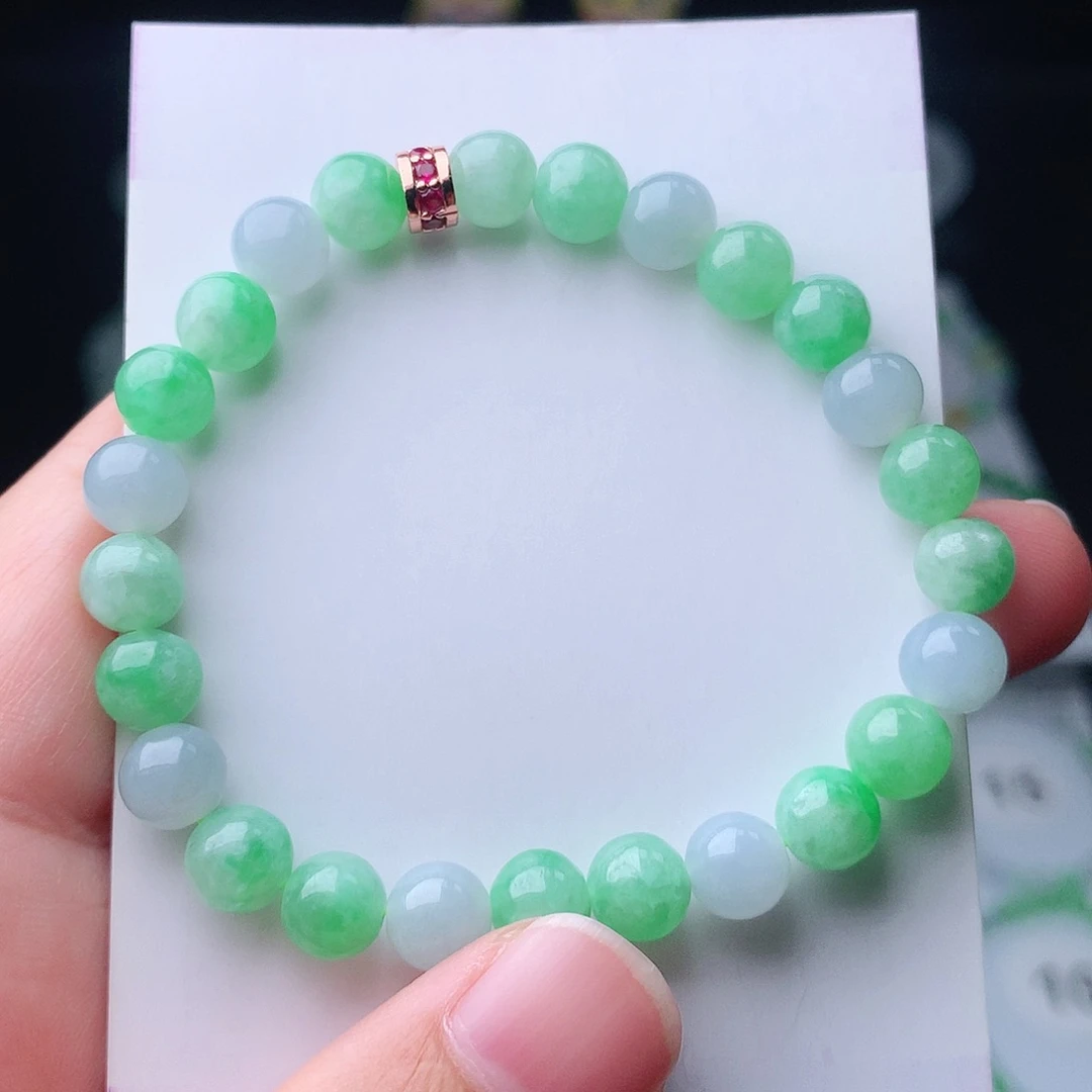 翡翠未镶嵌手链翡翠