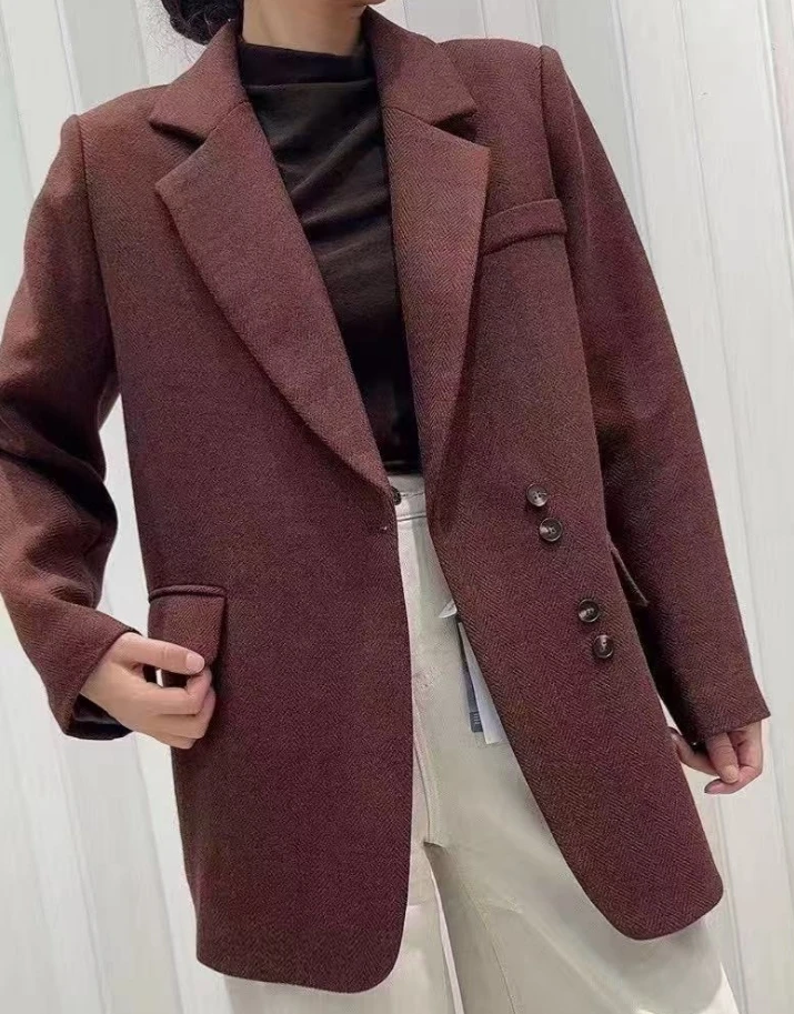 110 女士时尚百搭休闲西服 ZX