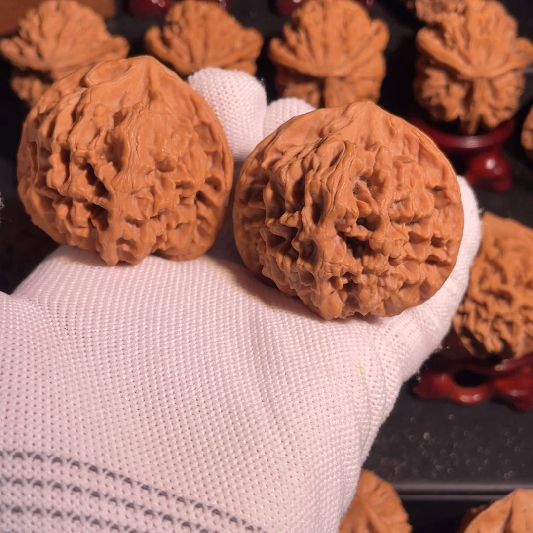 文玩核桃把件47官帽