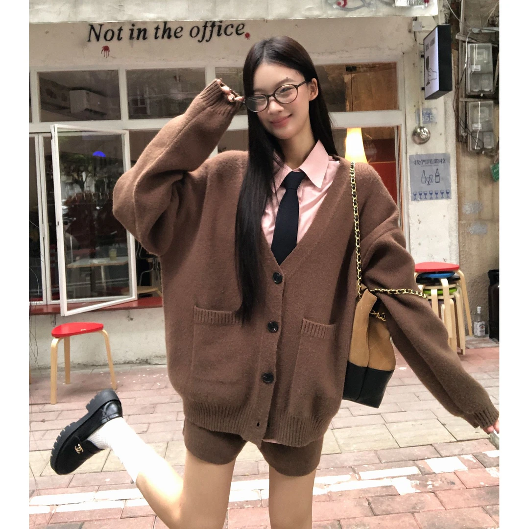 高级感巨好看的套装女秋季2025穿搭一整套松弛感两件套轻奢网红款