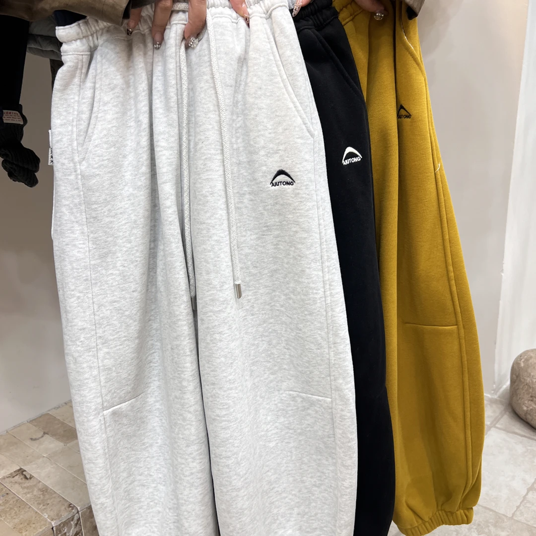 奥利绒！粗针儿童休闲卫裤2025