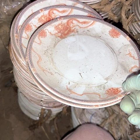 瓷片4个国营厂库存18厘米