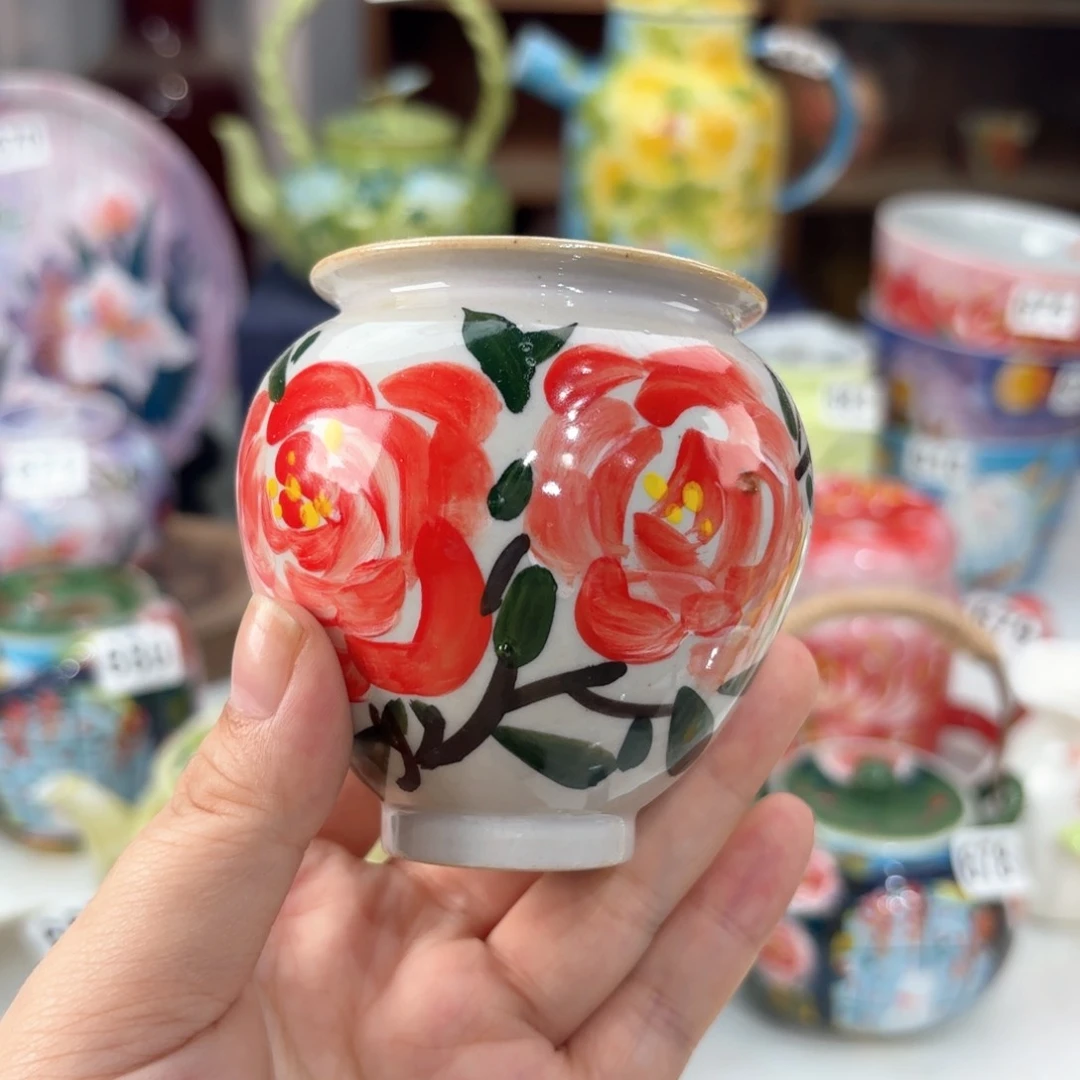 景德镇手绘高温釉下彩陶瓷茶具