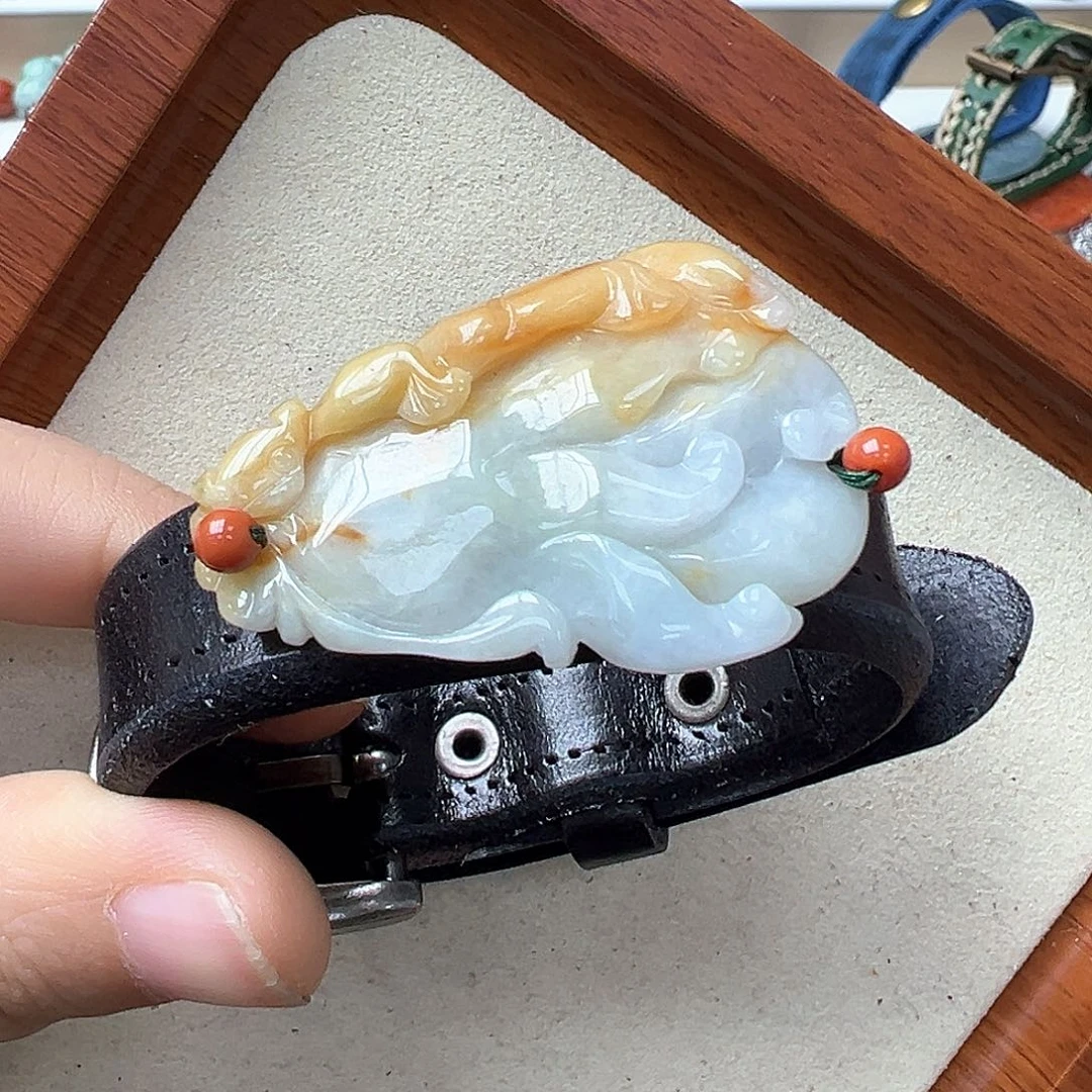 翡翠戒指未镶嵌炸