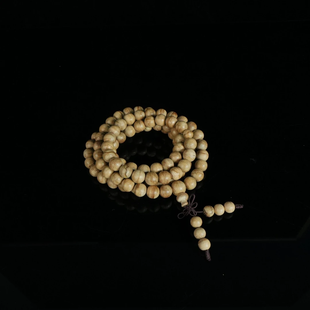 DY-B1223 马泥涝 虎斑老料沉香念珠 1.1cm  34.5g