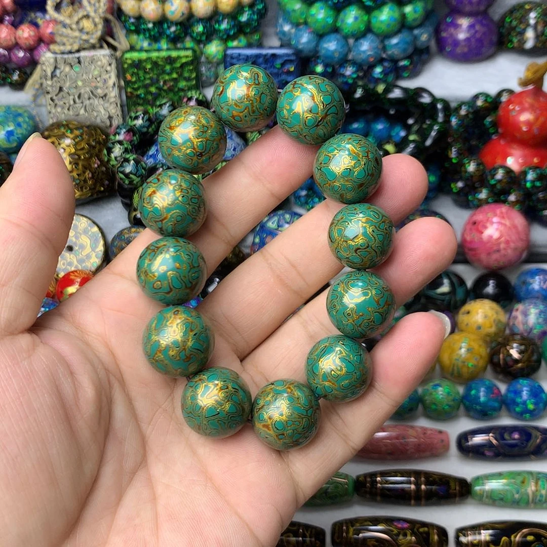 蛋*大漆犀皮漆1.8+厘米12颗