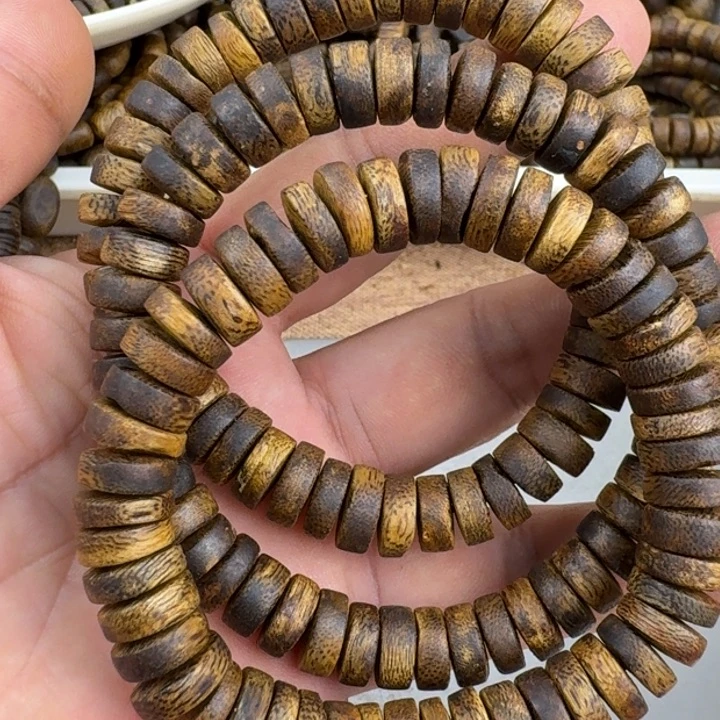 手串沉香无**光油叶子手串27克加