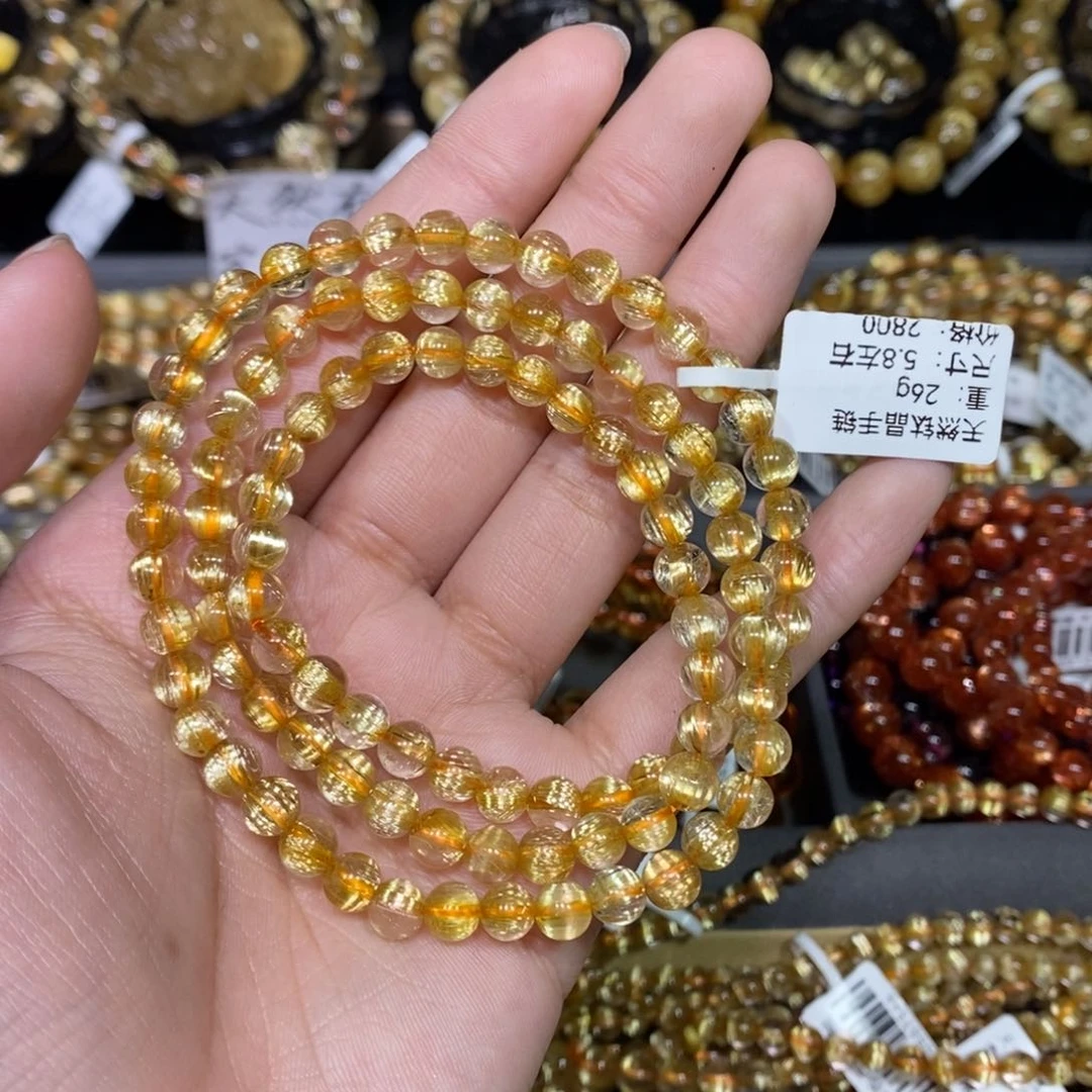 水晶手链未镶嵌糯**团琪