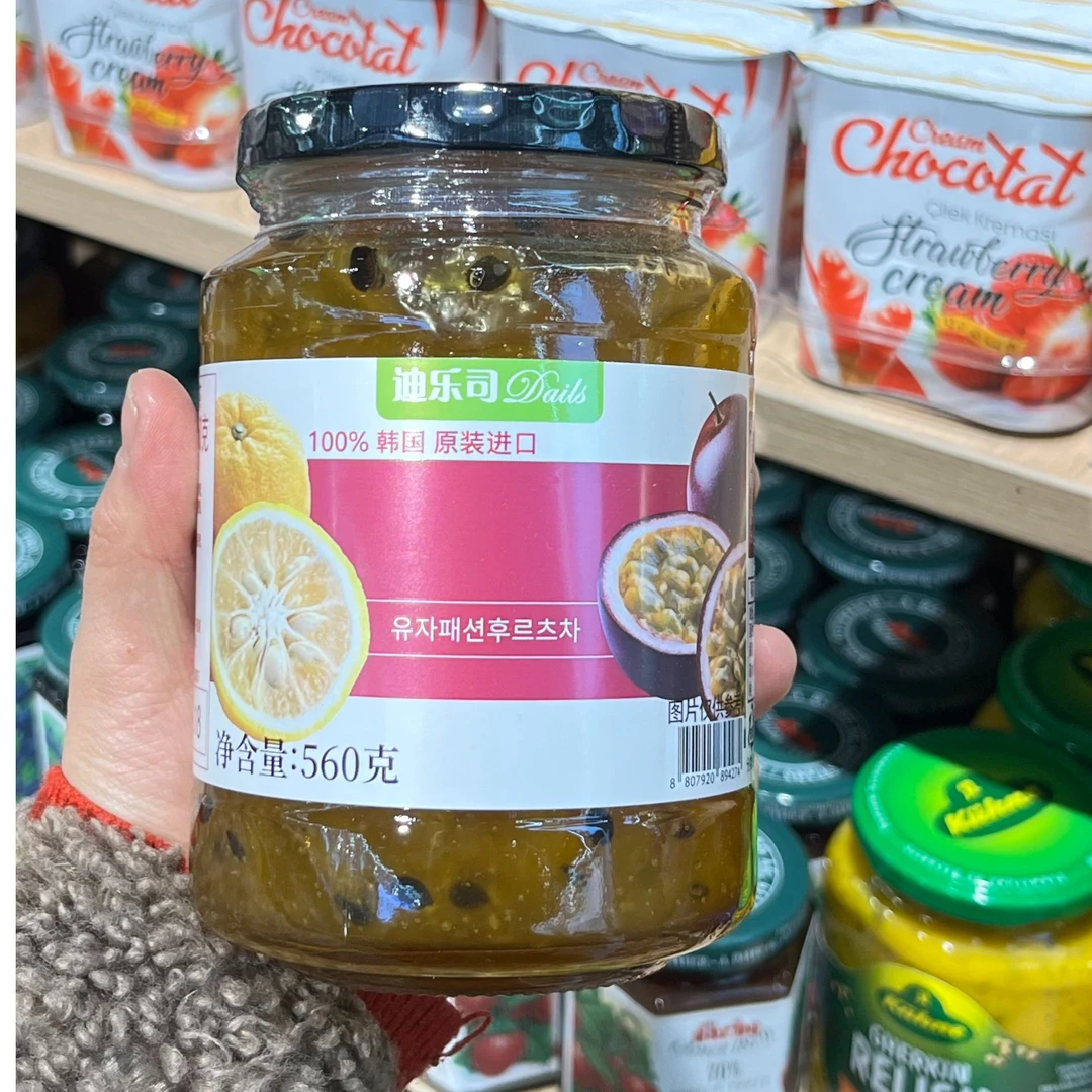 迪乐司蜂蜜柚子百香果茶560克