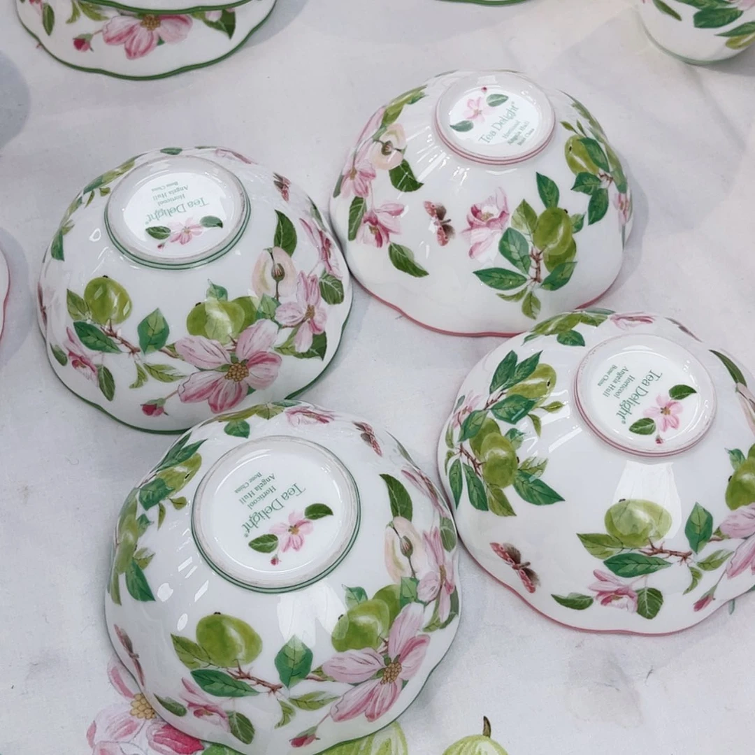 【闪购商品】瓷片混色饭碗——————-