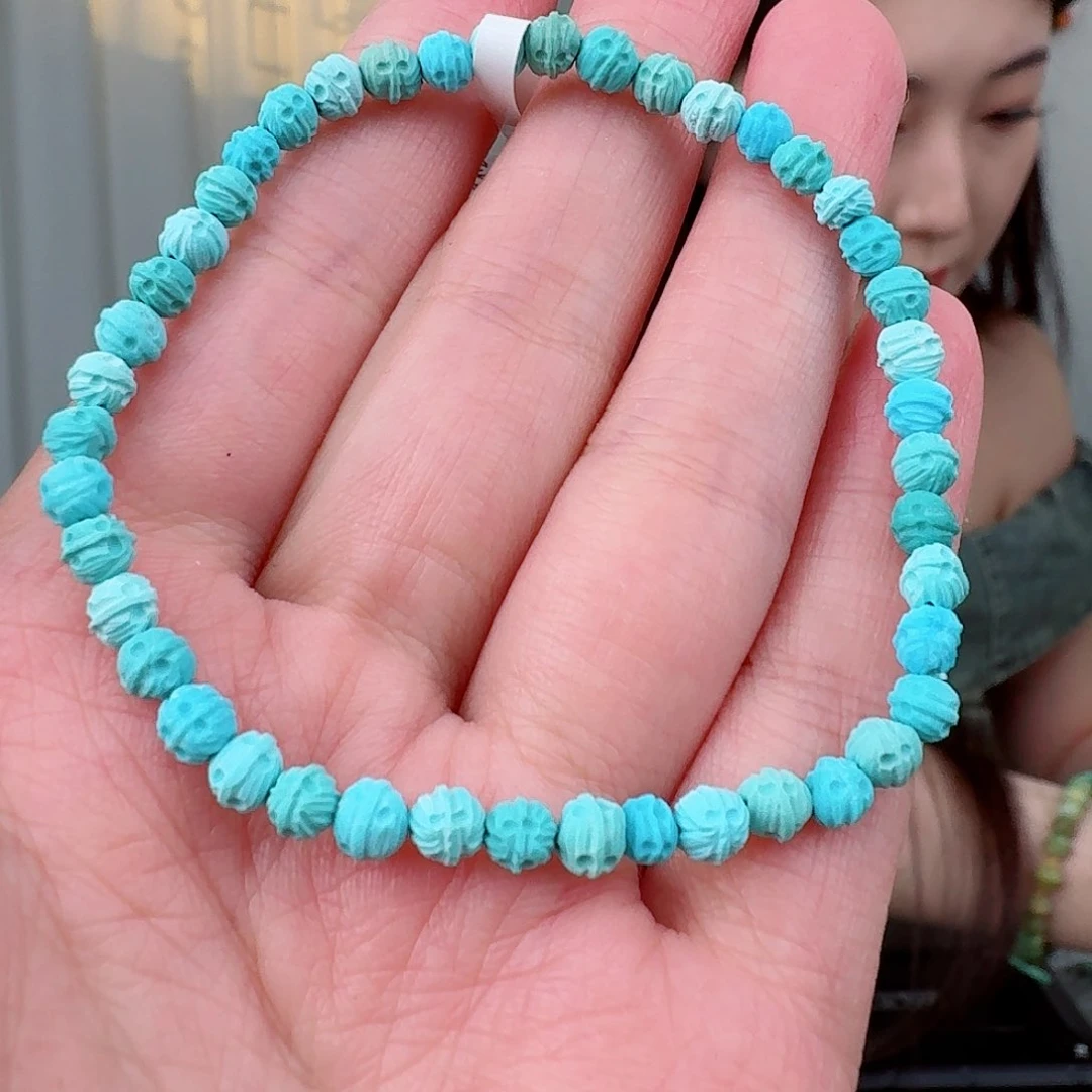 未镶嵌绿松石珠宝奇石