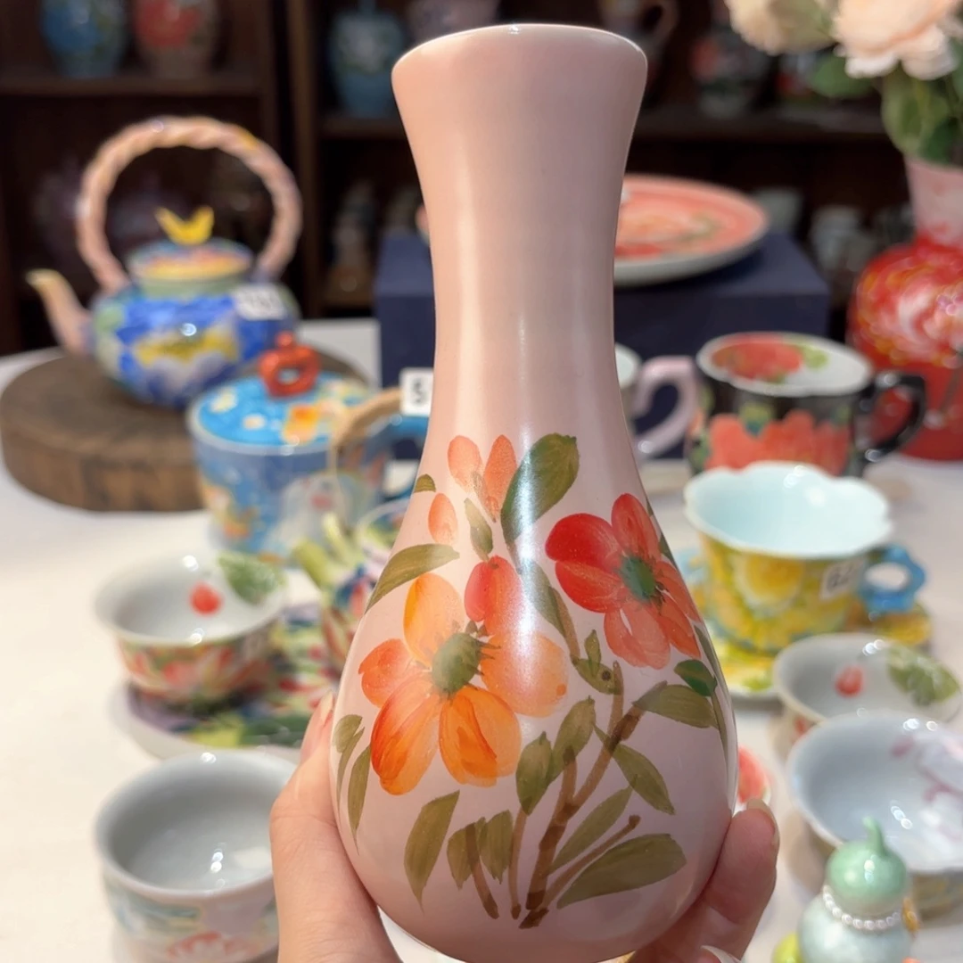 景德镇手绘高温釉下彩陶瓷茶具