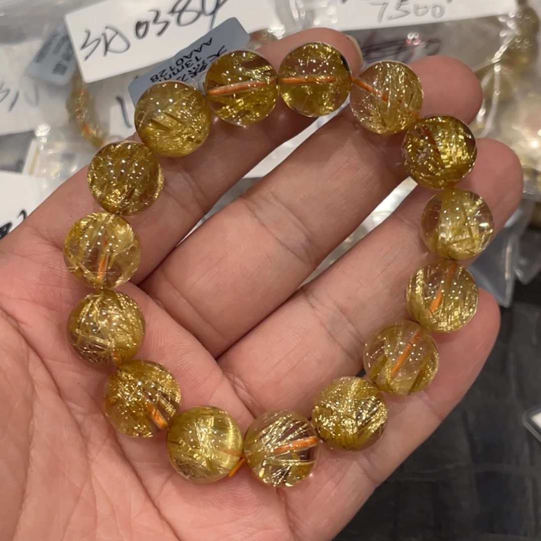 未镶嵌手链水晶aaa0128钛晶