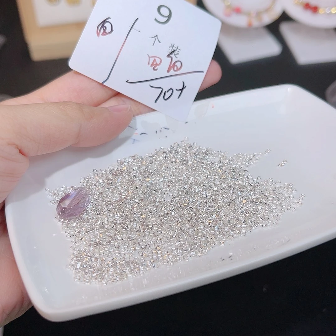紫晶珠宝半成品银S925镶嵌9