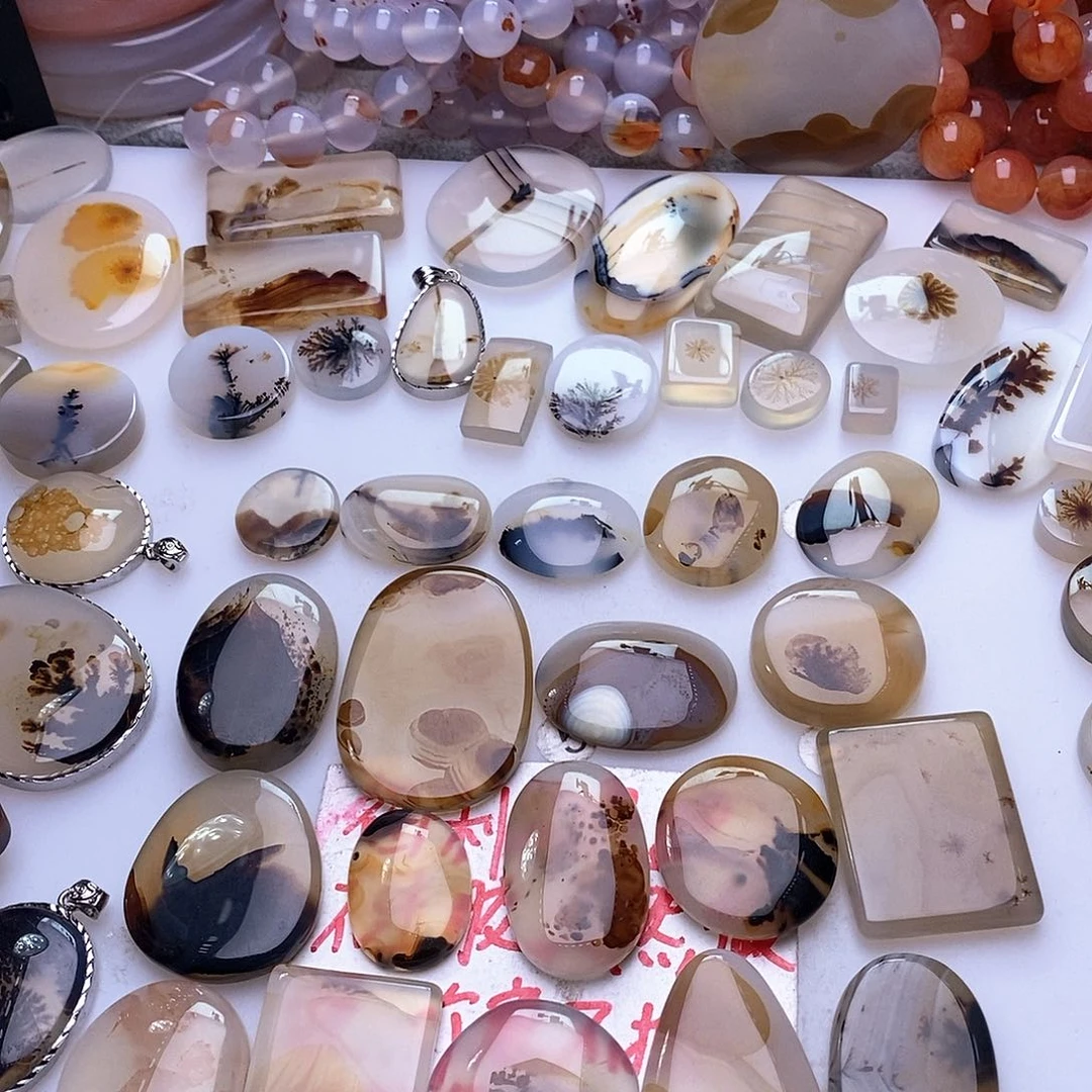 玛瑙/玉髓珠宝奇石未镶嵌叶*曦