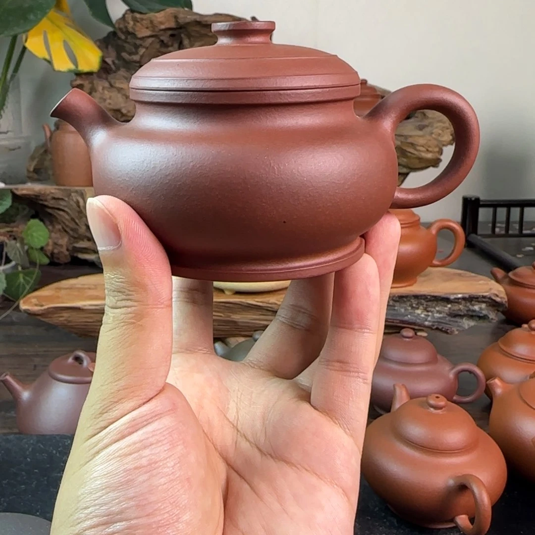 茶壶紫砂刘****弟紫砂壶 颂金底槽清