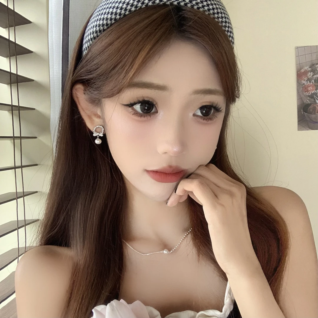 FULL GIRLISH耳环01686满镶蝴蝶珠珠耳钉耳饰