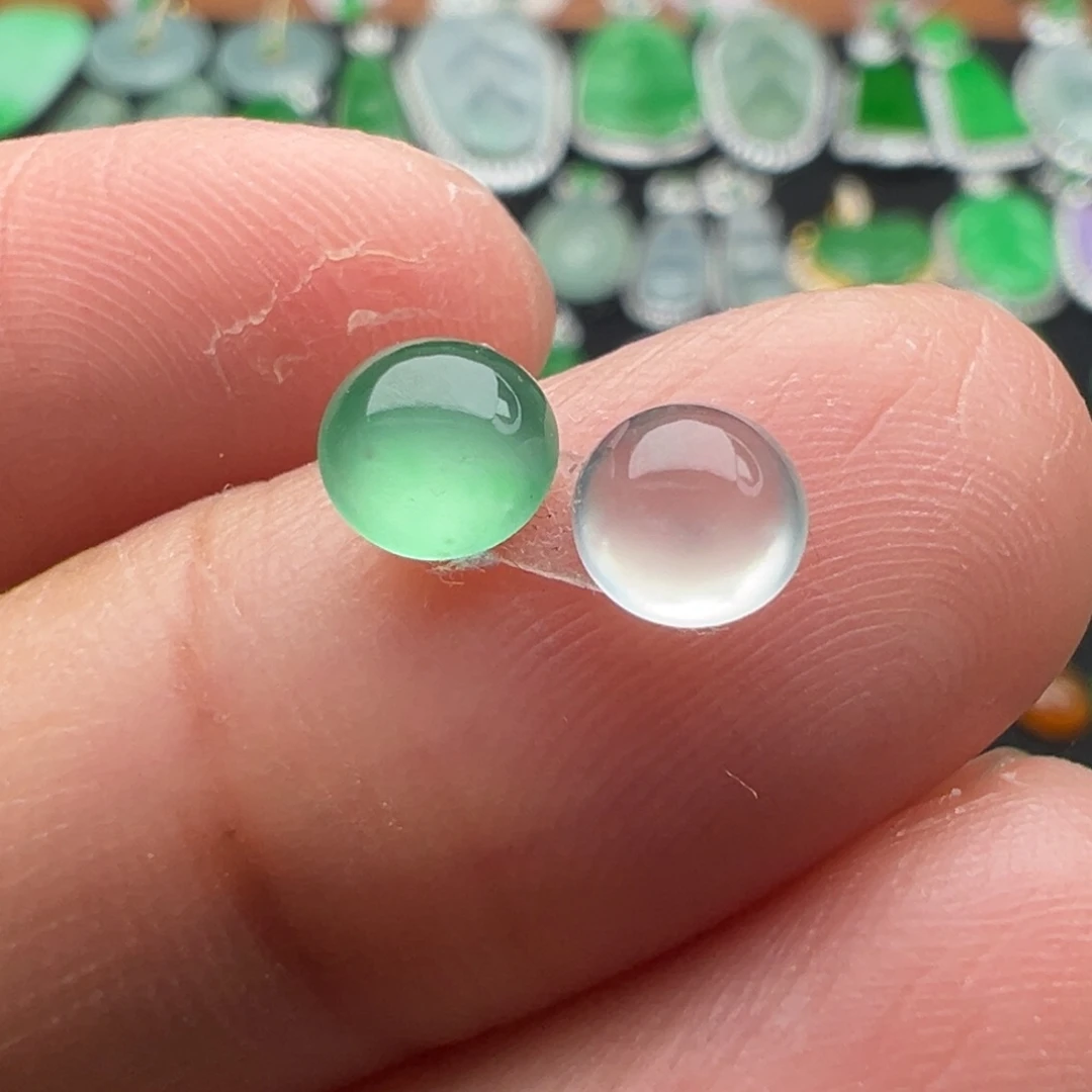 翡翠颈饰未镶嵌蛋5