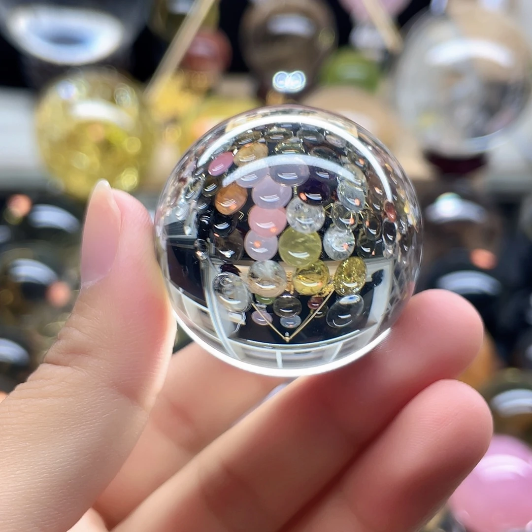 水晶珠宝半成品未镶嵌净体蓝针42