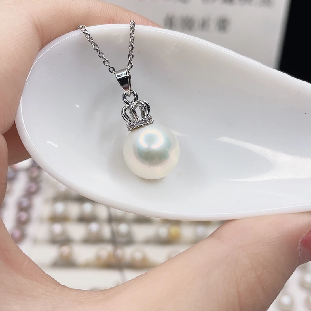 淡水珍珠吊坠(赠链)合金