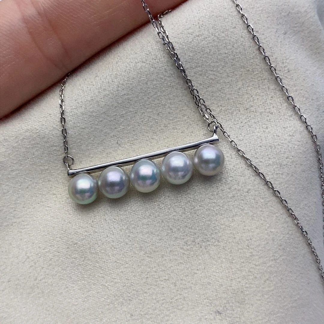 【闪购商品】海水珍珠颈饰银S925镶嵌