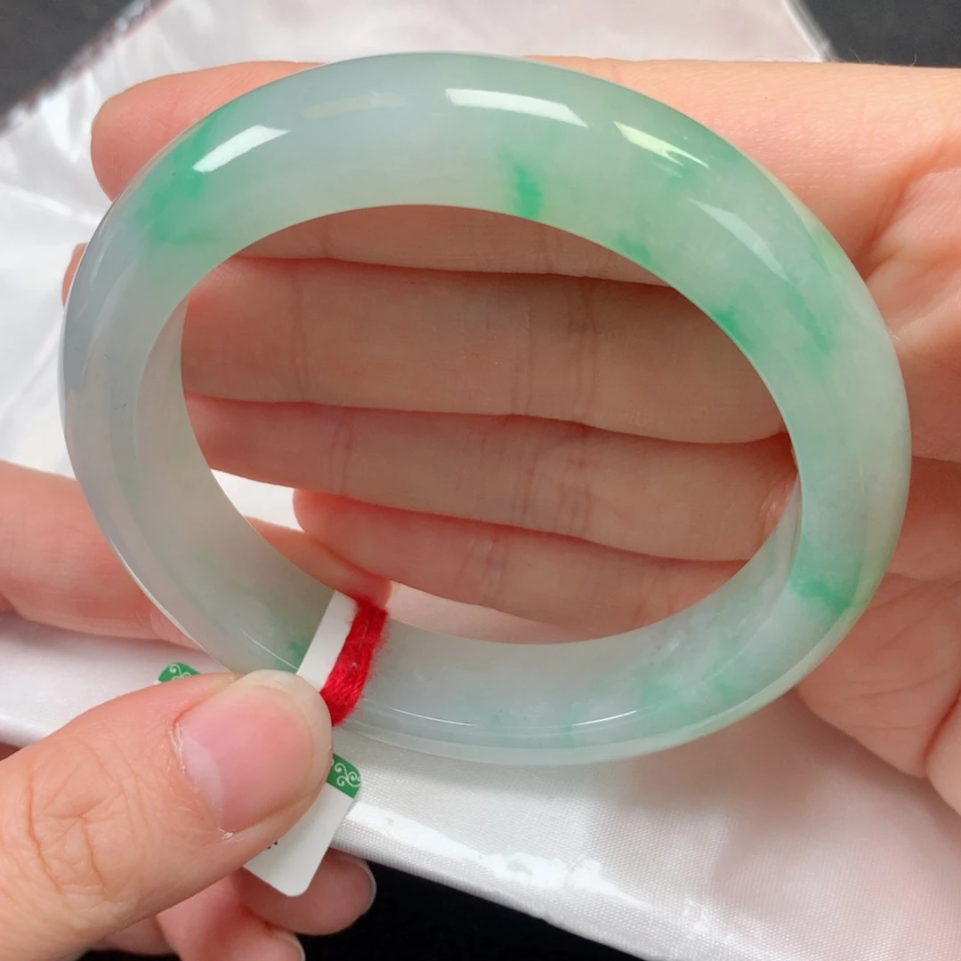 未镶嵌手镯翡翠缅甸天然翡翠手镯5758