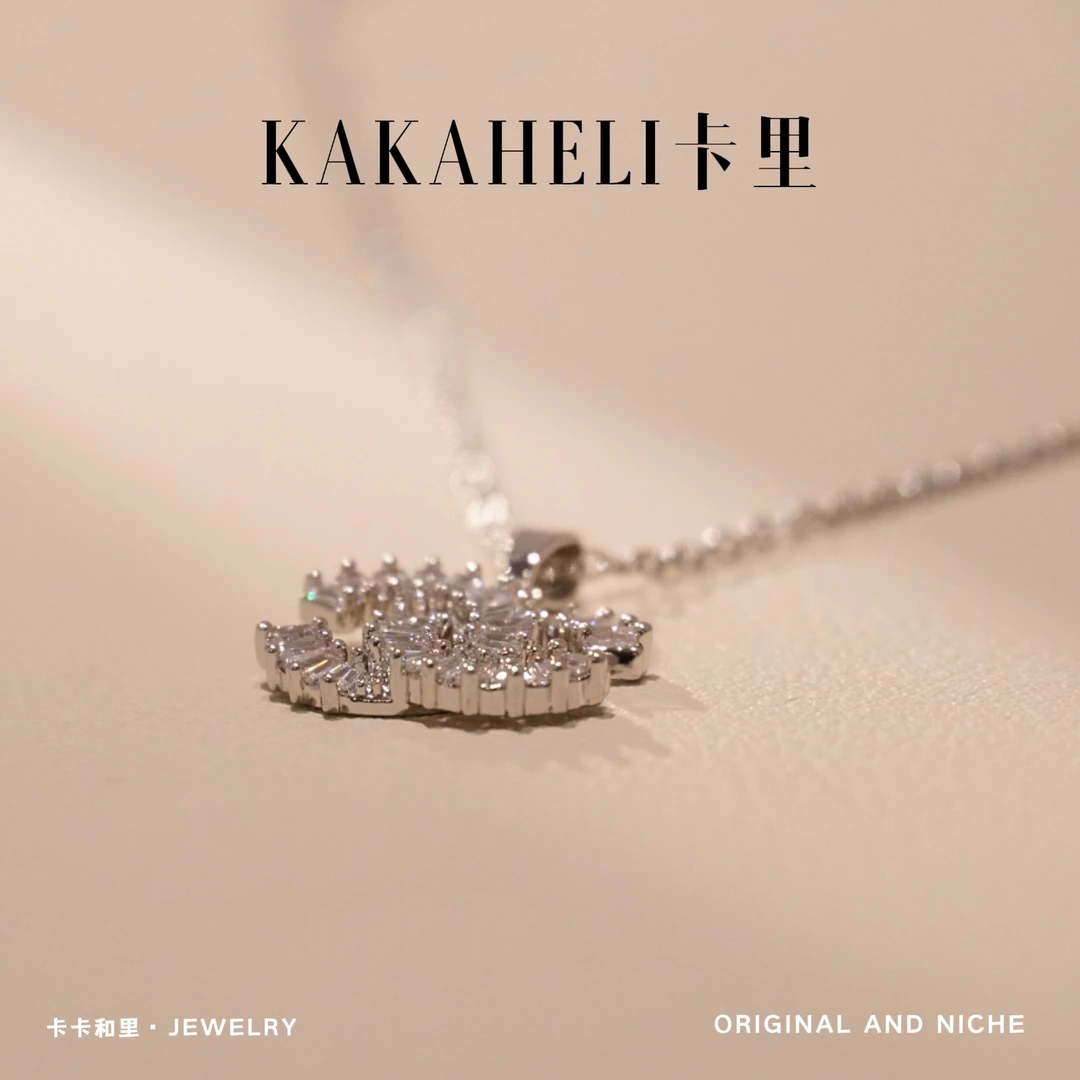 钛钢项链 阿美咔叽性感辣妹项链 A656