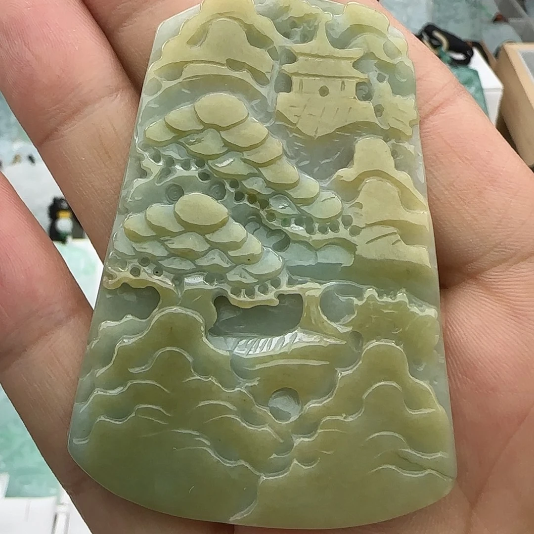 颈饰未镶嵌翡翠翡翠