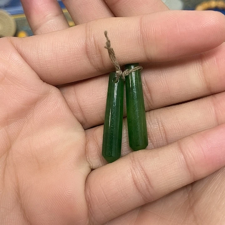 翡翠未镶嵌挂件青花笔锋浓转粉的时候我