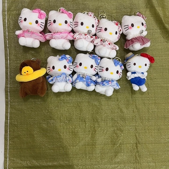*****毛绒如图十个小公仔总价