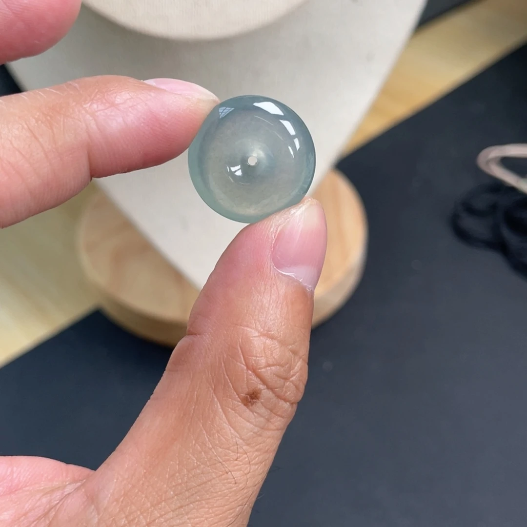 翡翠未镶嵌颈饰19.7-6.3