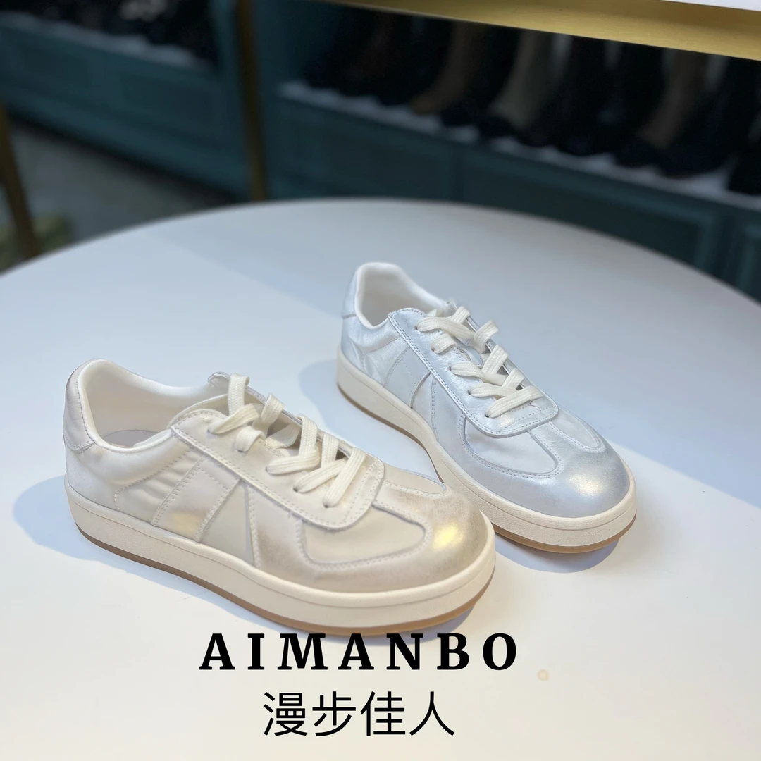 【漫步佳人】2520 54201夏季系带低帮时尚休闲鞋时尚鞋子德训鞋春季