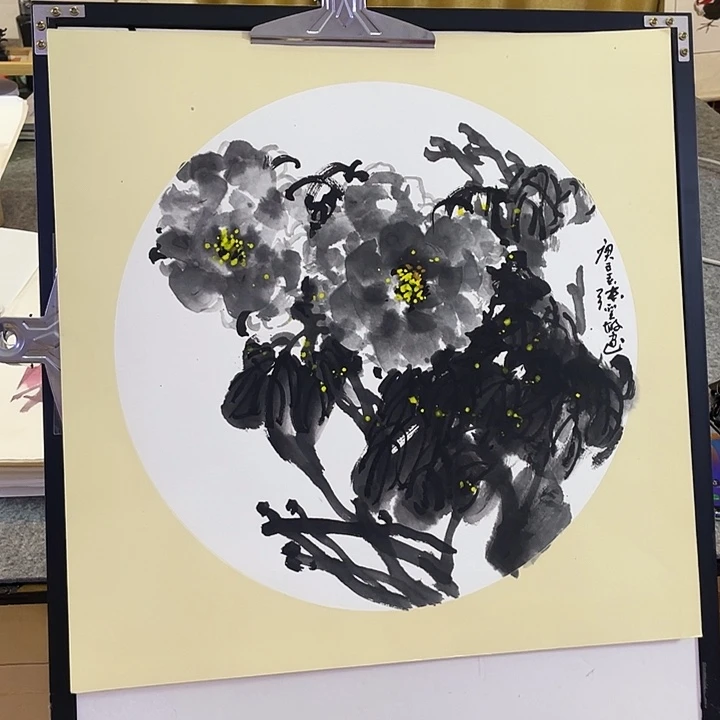 国画张圣敏先生纯手绘作品